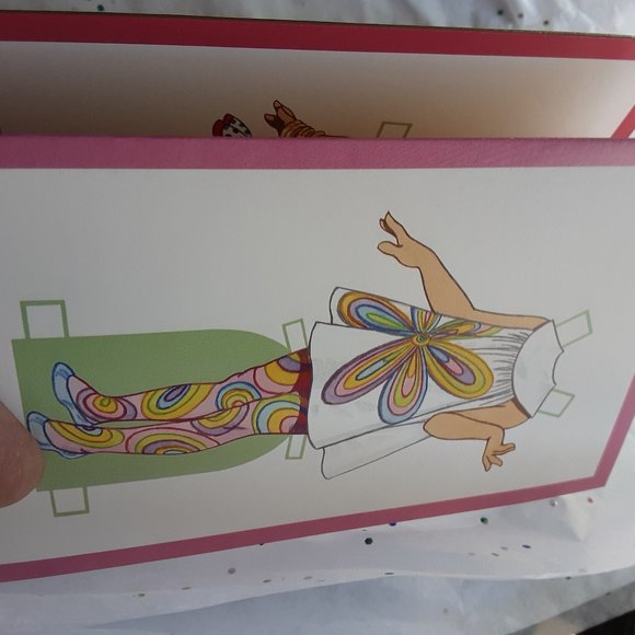 Tom Tierney Vintage Paper Doll Greeting Card For A Special Girl Shackman New - Picture 5 of 10